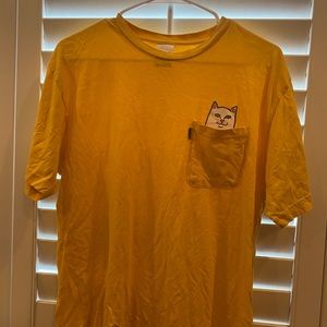 RIPNDIP Yellow Tee 🖕🏼